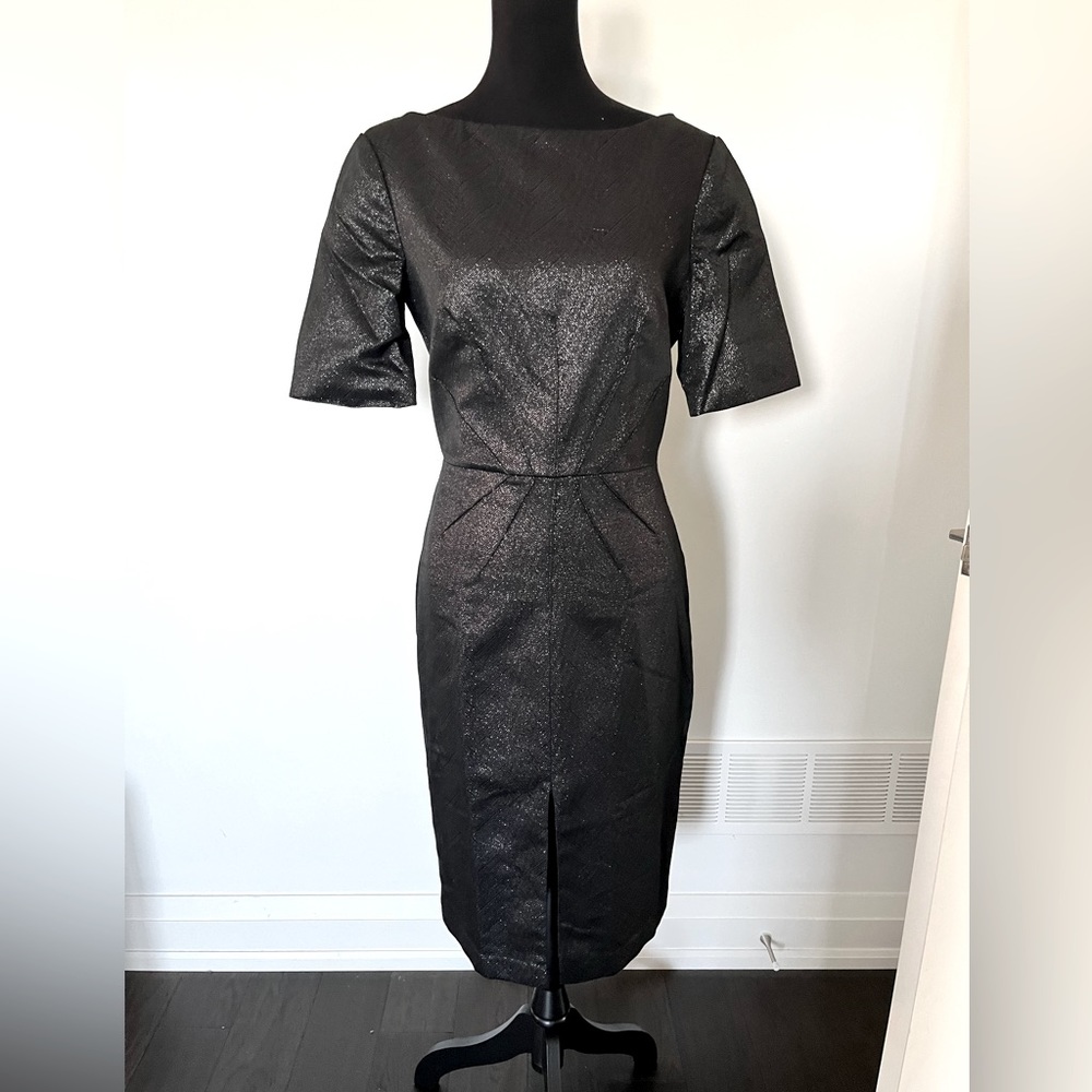 COPY - Jill Stuart cocktail metallic grey dress sizes 0,2